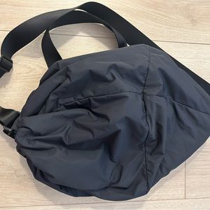 COS Sling Backpack in Black Polyester